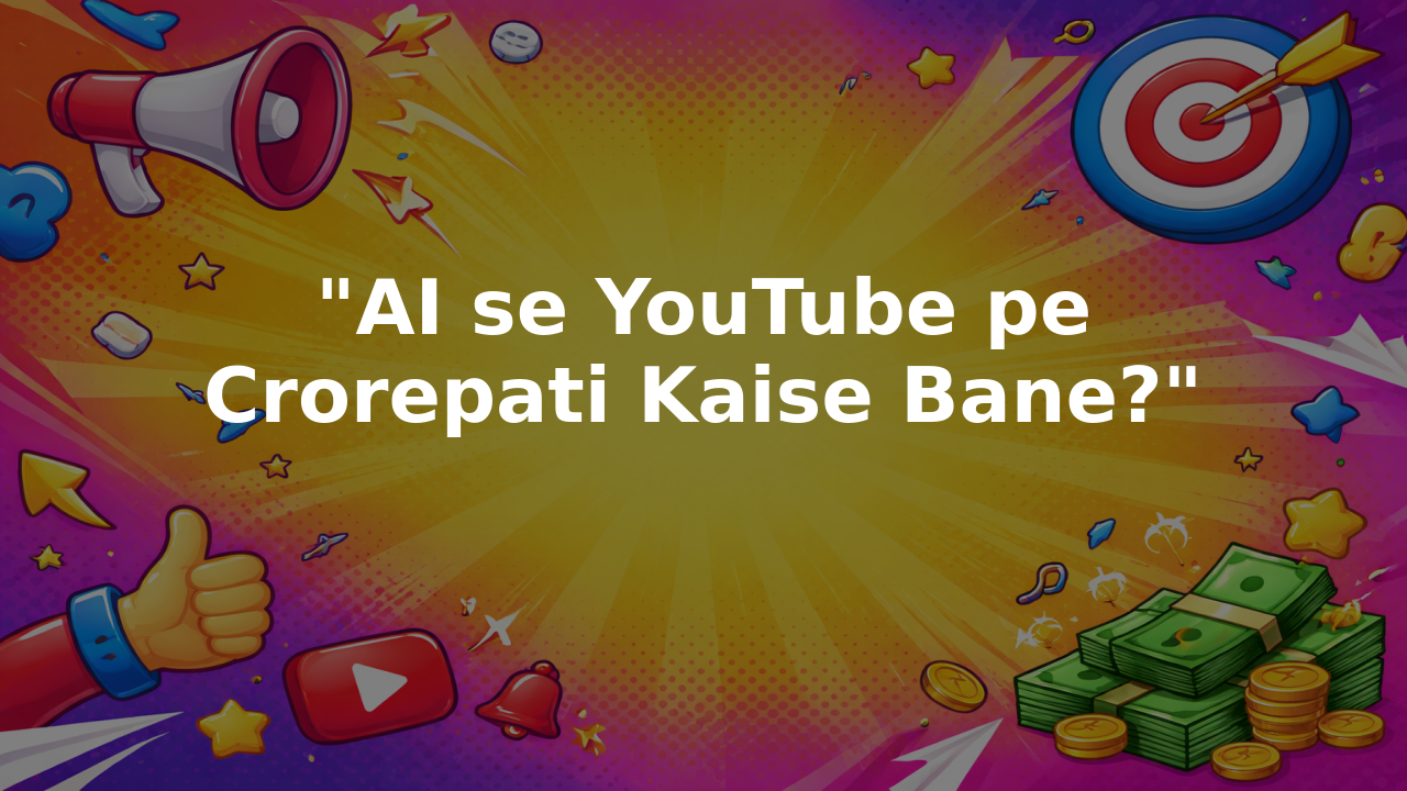 "AI se YouTube pe Crorepati Kaise Bane?"