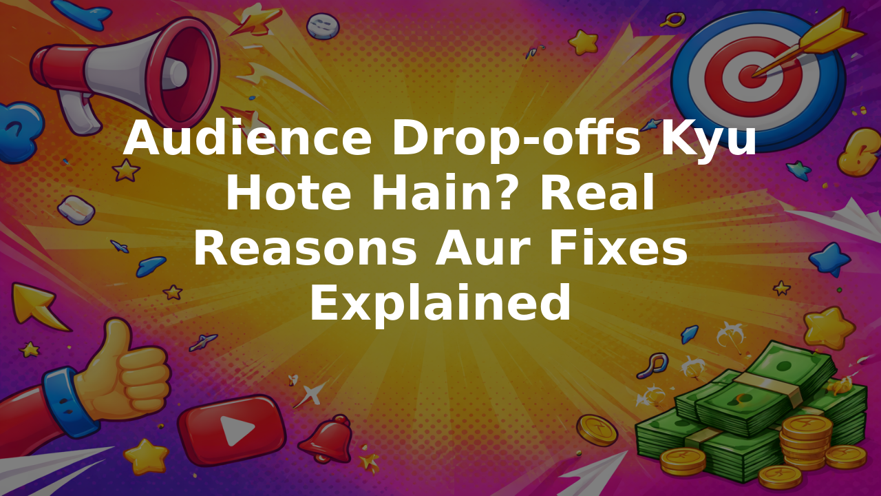 Audience Drop-offs Kyu Hote Hain? Real Reasons Aur Fixes Explained