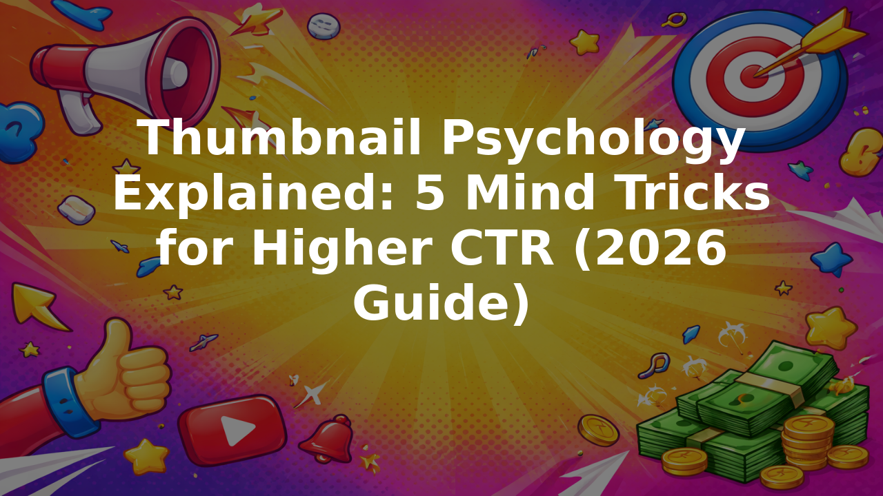 Thumbnail Psychology Explained: 5 Mind Tricks for Higher CTR (2026 Guide)