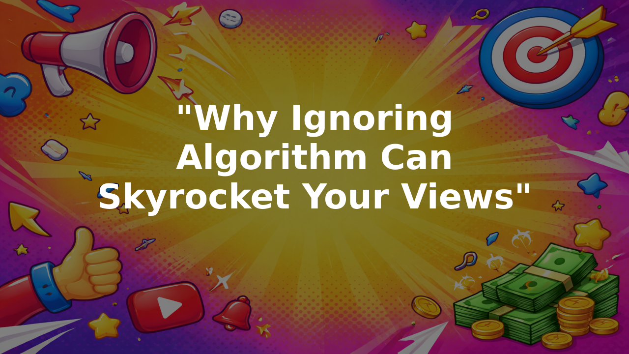 "Why Ignoring Algorithm Can Skyrocket Your Views"