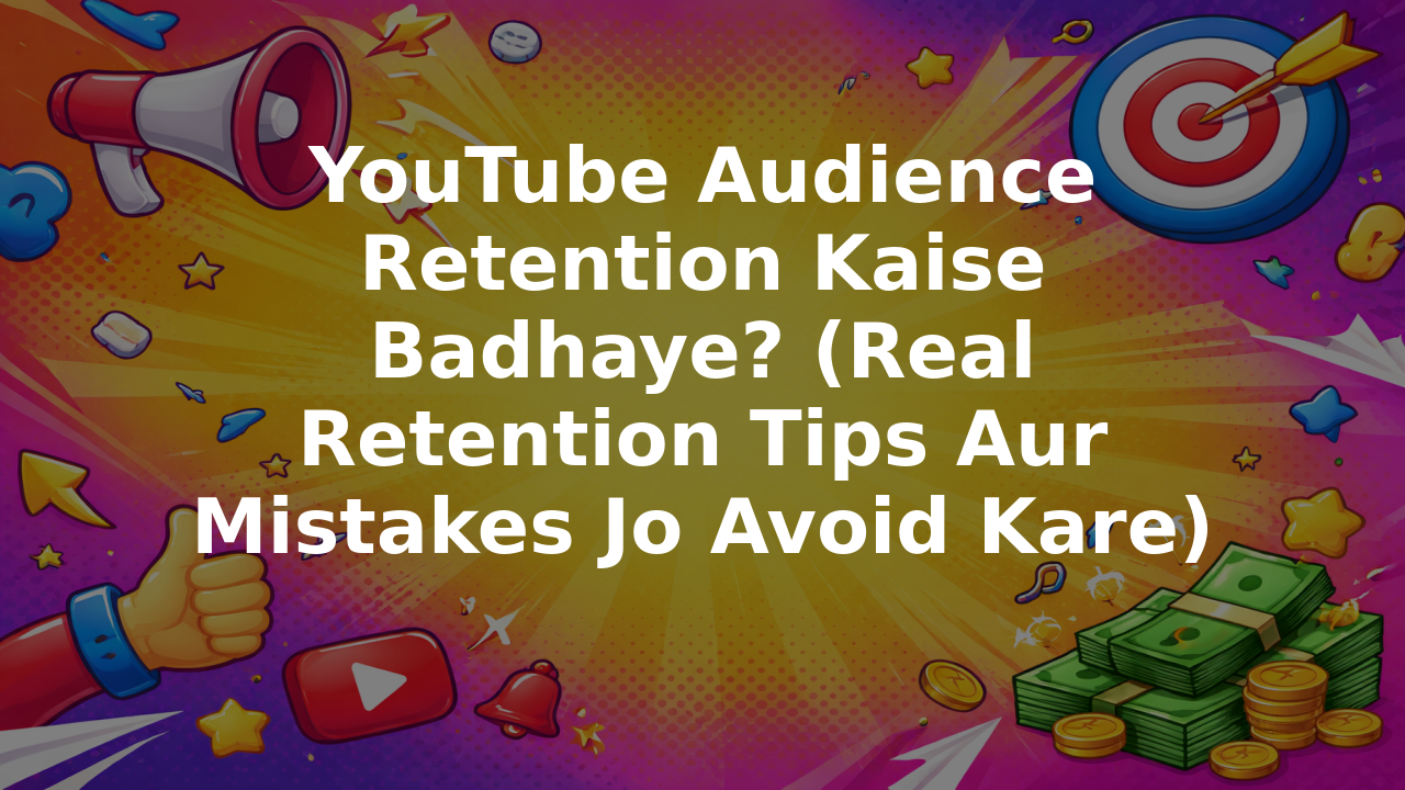YouTube Audience Retention Kaise Badhaye? (Real Retention Tips Aur Mistakes Jo Avoid Kare)