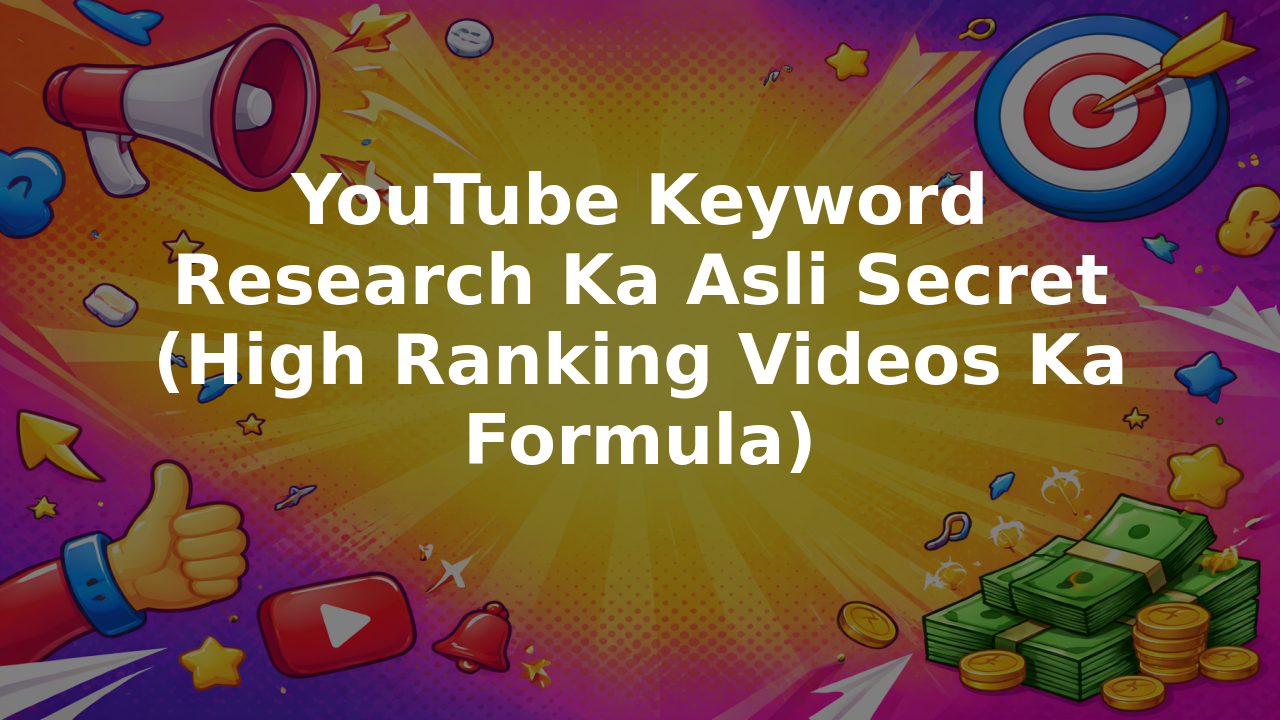 YouTube Keyword Research Ka Asli Secret (High Ranking Videos Ka Formula)