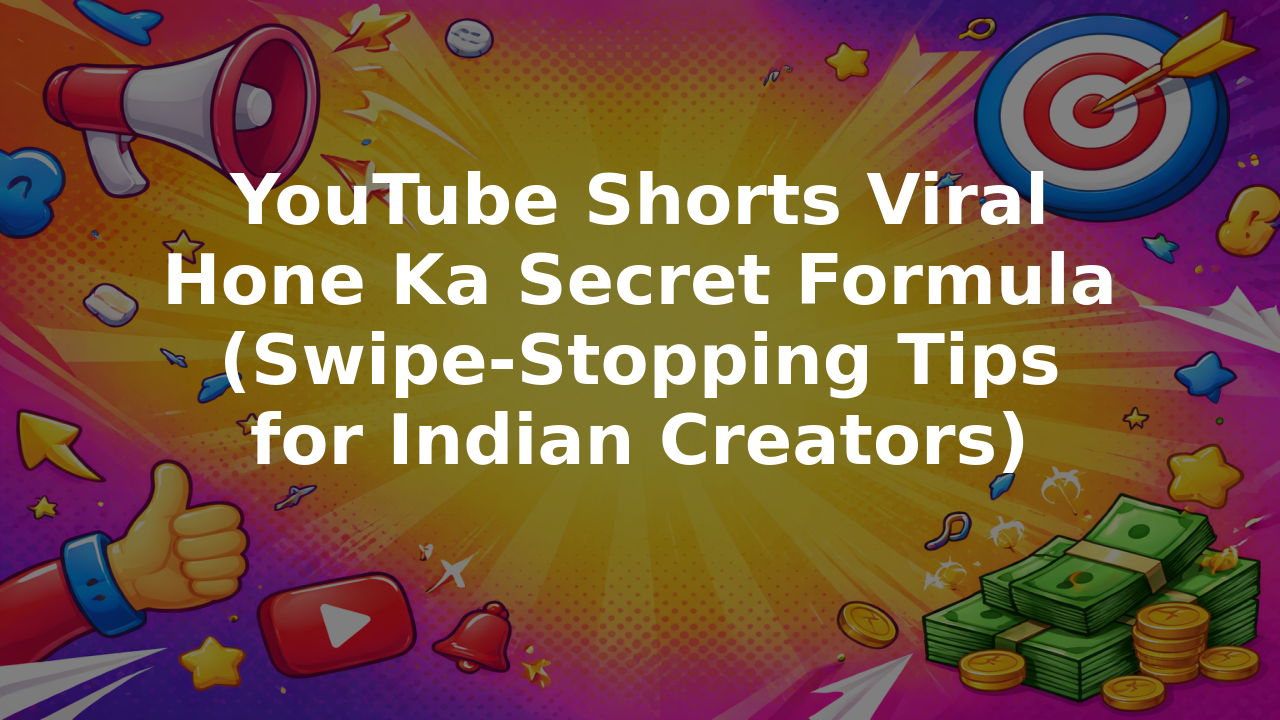 YouTube Shorts Viral Hone Ka Secret Formula (Swipe-Stopping Tips for Indian Creators)
