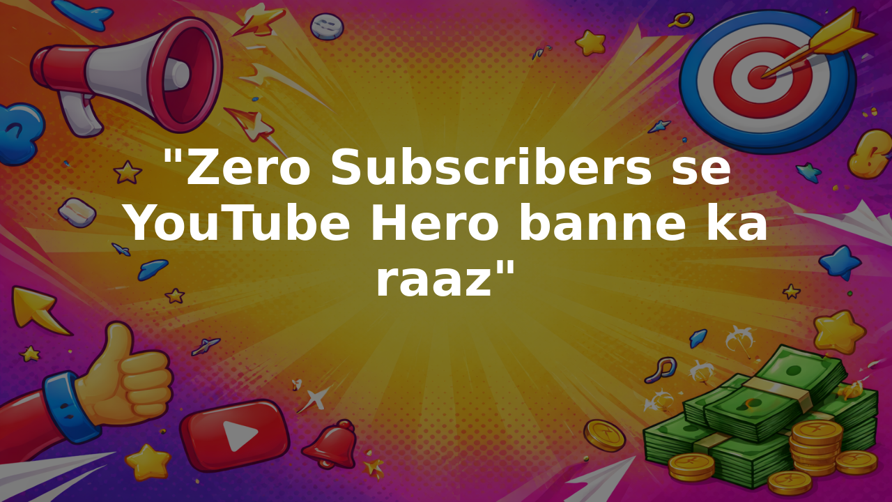 "Zero Subscribers se YouTube Hero banne ka raaz"